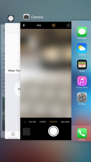 iPhone 6s - 3D Touch - Switch apps