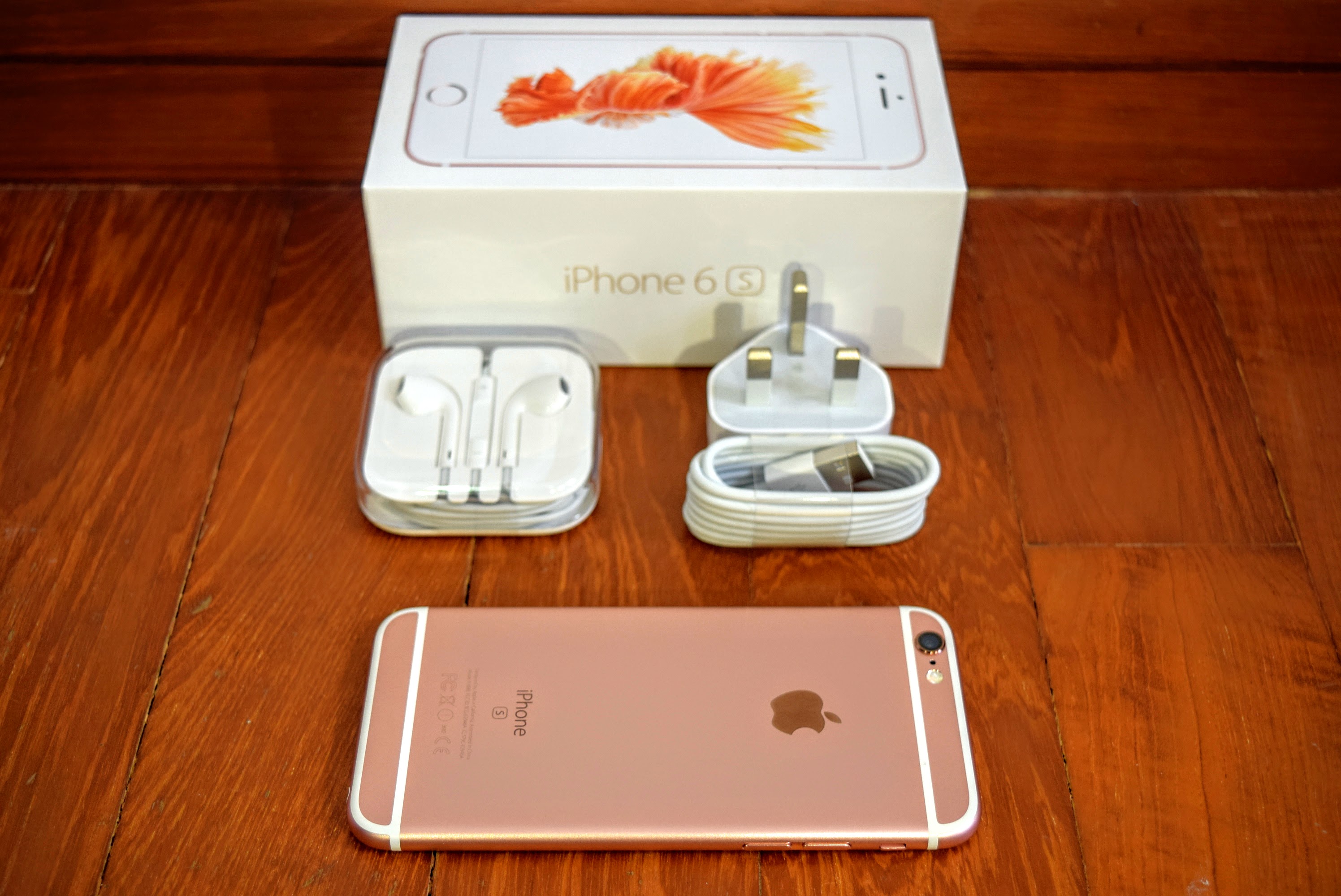 Rose Gold Iphone 6s Unboxing Photos