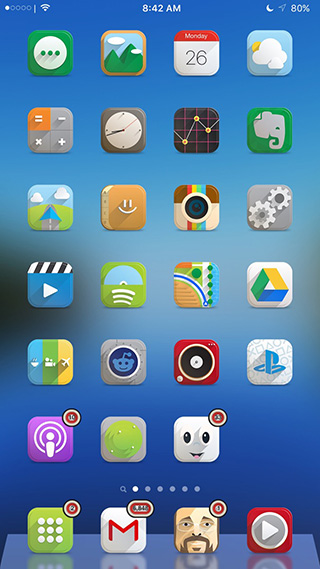 Ambre - iOS 9 Theme