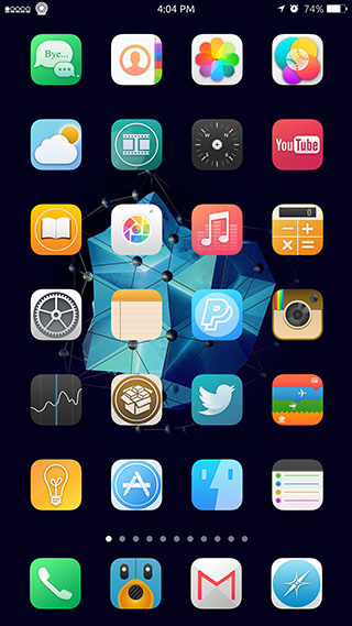 Aube - Winterboard theme for iOS 9
