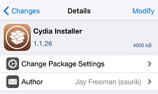 Cydia Installer 1.1.26