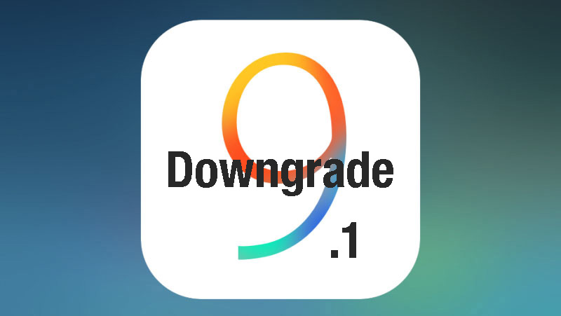 Downgrade iOS 9.1