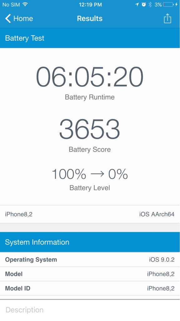 iPhone 6s battery test2