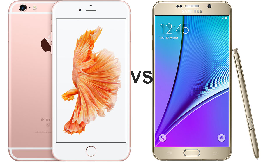 iPhone 6s Plus vs Galaxy Note 5