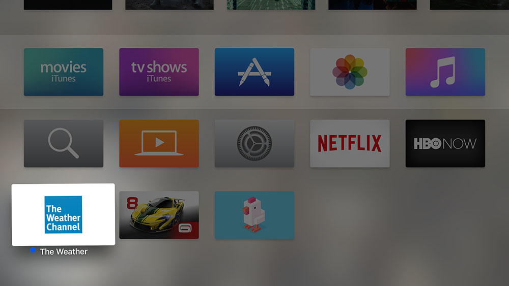 Move or Delete apps on Apple TV