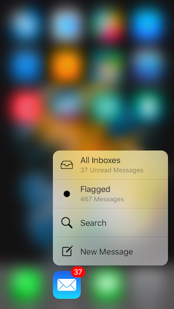 Quick Actions - 3D Touch