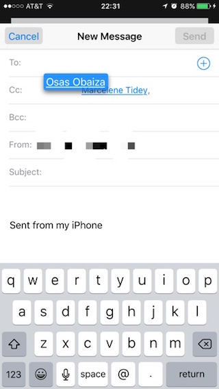 Move Email - Name