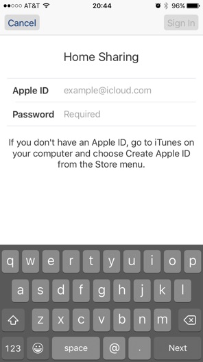 Apple ID - Remote App