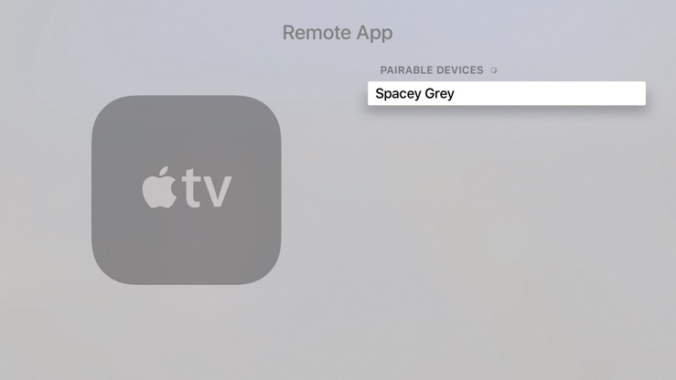 Apple TV - Pairing
