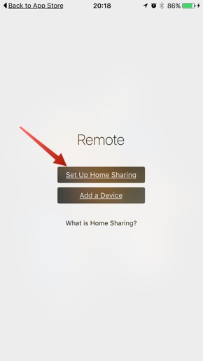 Home Sharing - Device
