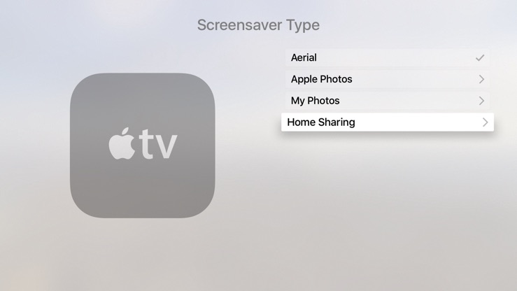 Home Sharing - Screen