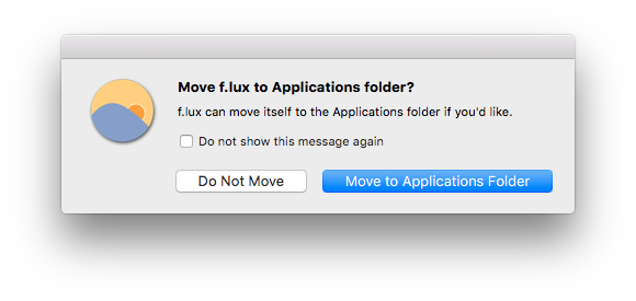 Move to App Folder