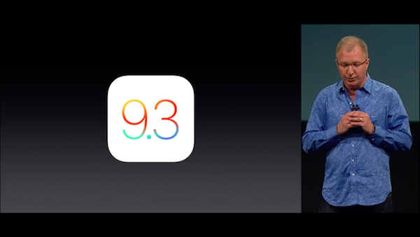 iOS 9.3 official