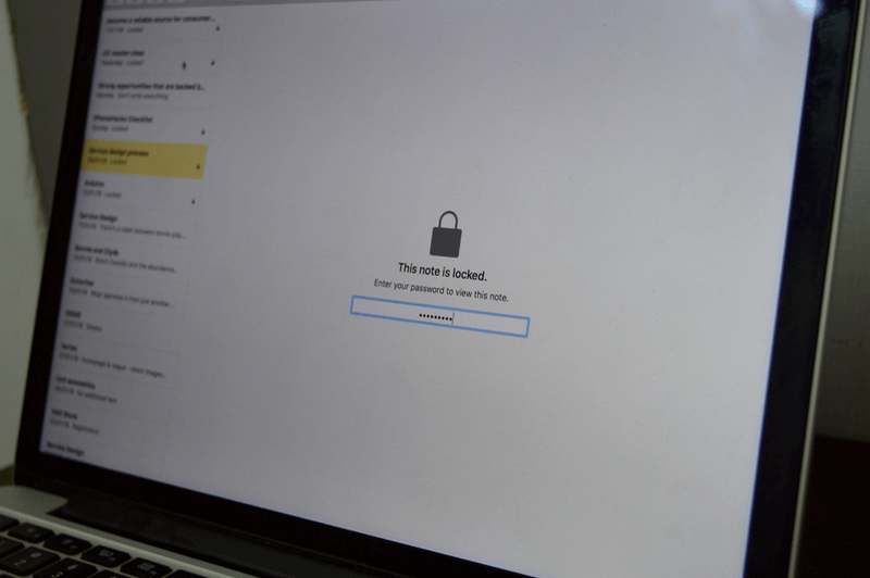 mac secure notes featured