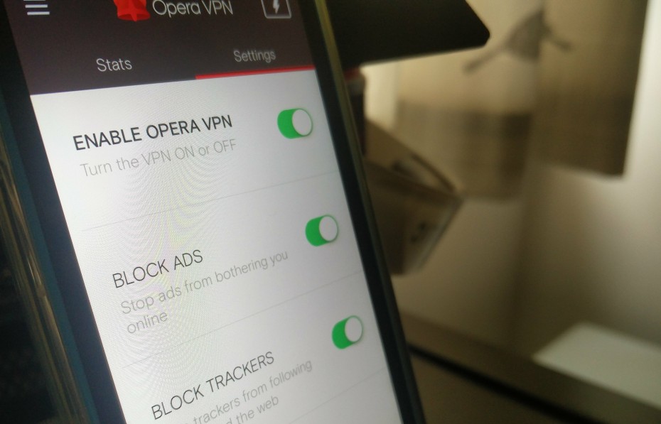 Opera iOS VPN