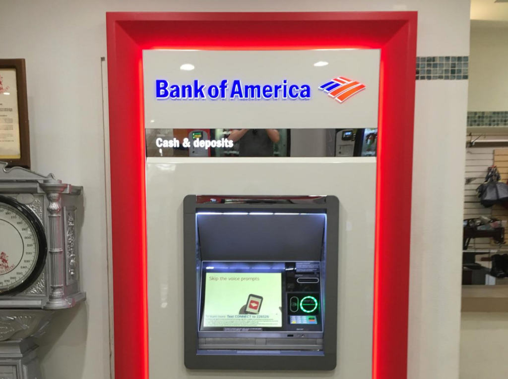 Bank of America Apple Pay ATM