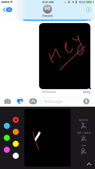 digital touch ios 10 messages