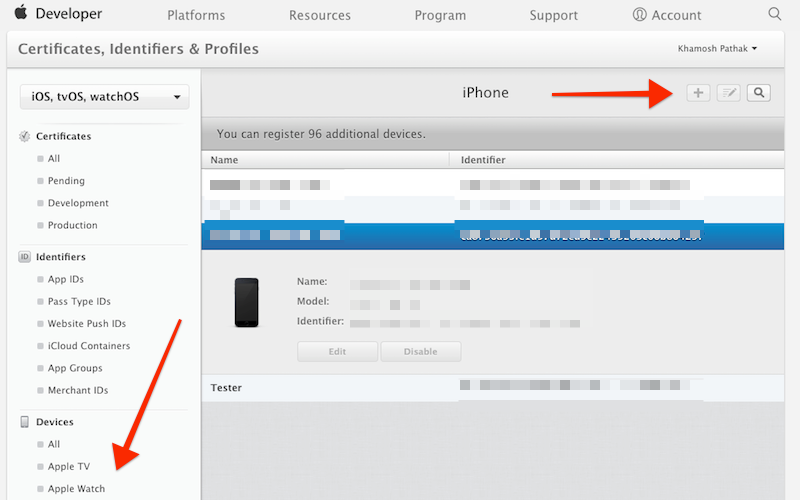 ios beta developer account 1