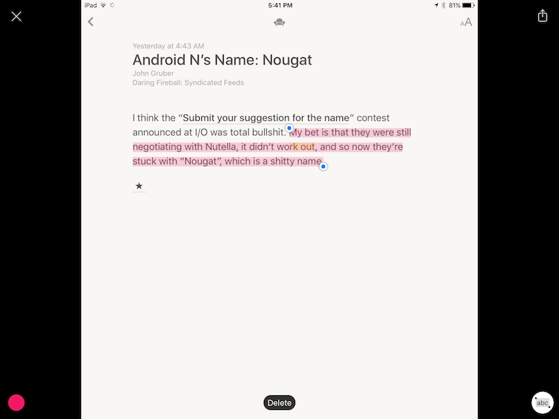 annotate images iphone ipad 6