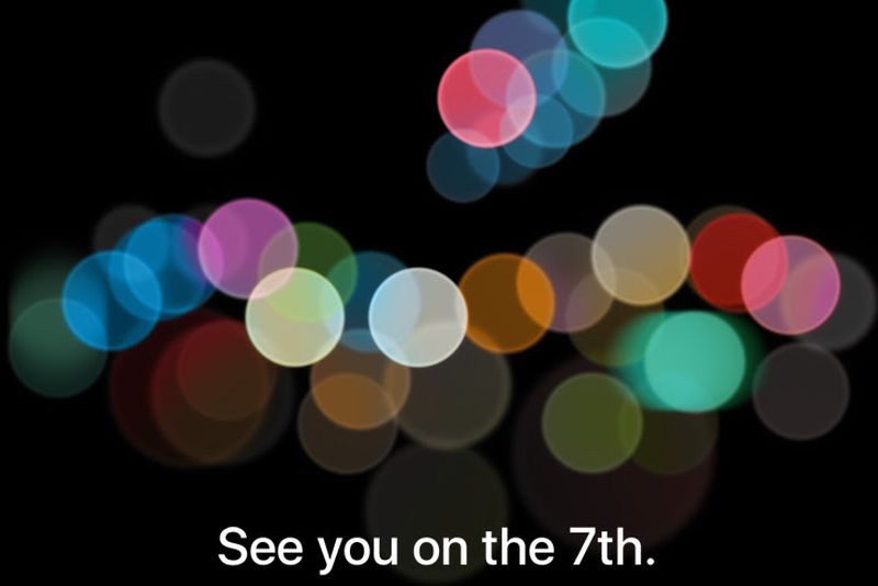 Apple Sept 7 iPhone event