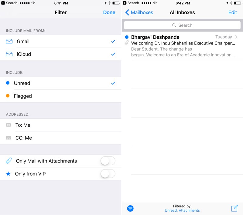 mail app ios 10 new features how to 11