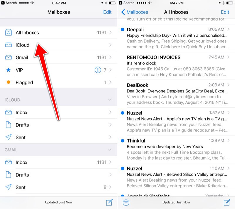 mail app ios 10 new features how to 6