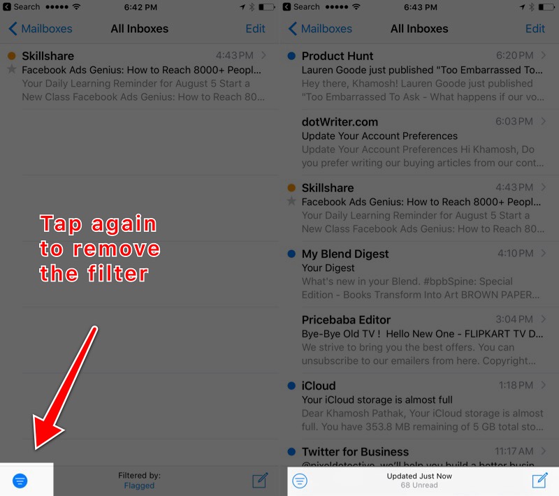 mail app ios 10 new features how to 9