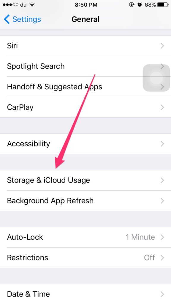 storage icloud usage iphone