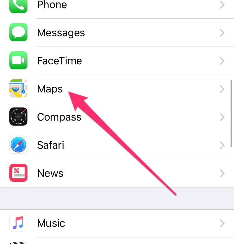 enable apple maps extension ios 10