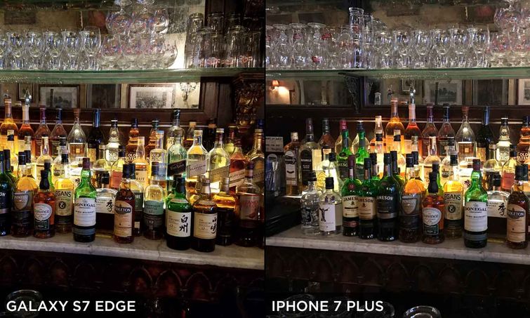 iPhone 7 vs Galaxy S7 Low-Light