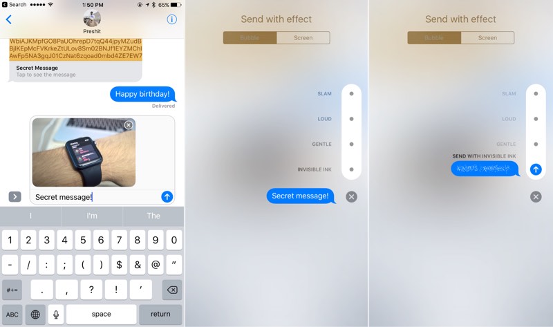 ios 10 messages effects and animations 4