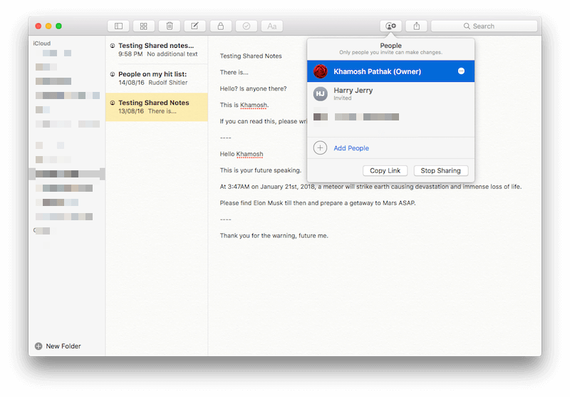 macos sierra shared notes 1