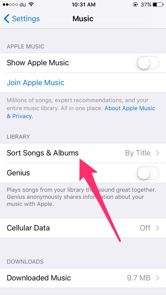 How to Sort Songs & Albums in the Music app in iOS 10 iPhone Hacks