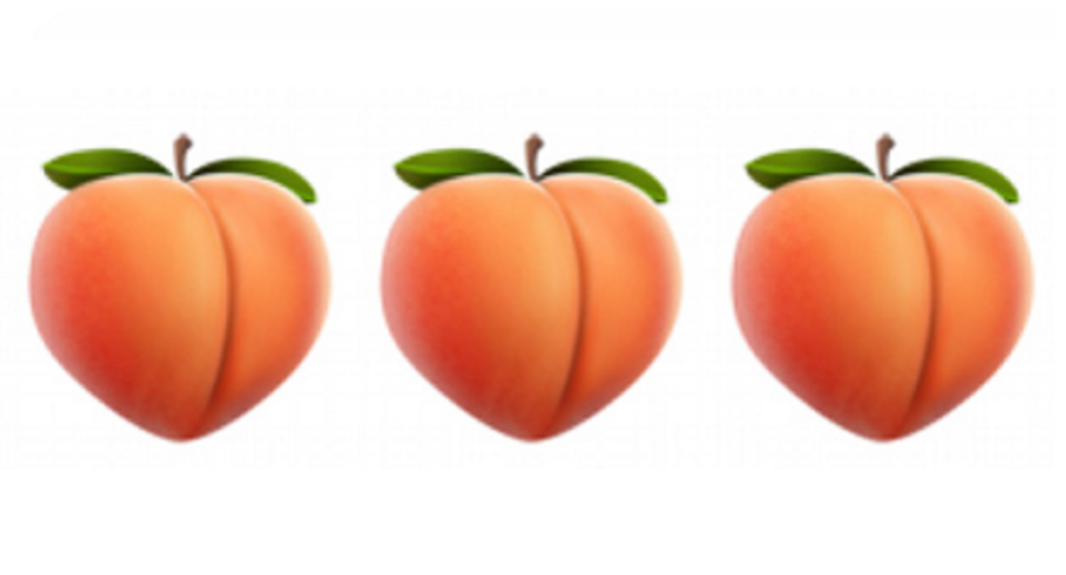iOS 10.2 peach emoji