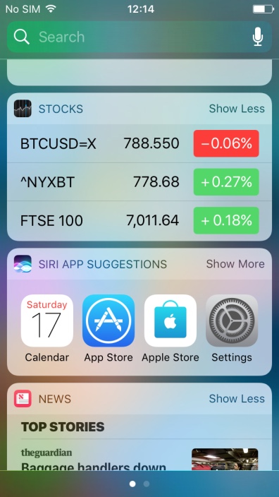 Bitcoin in Stocks