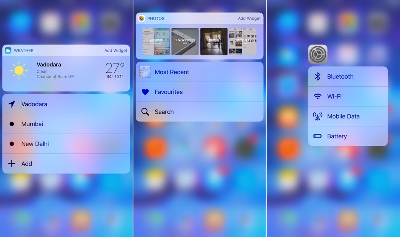 iphone 3d touch list 4