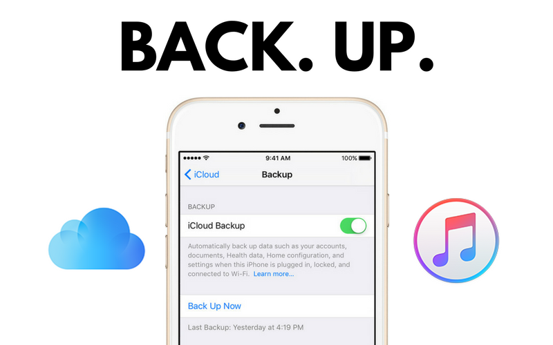 backup iphone with and without itunes