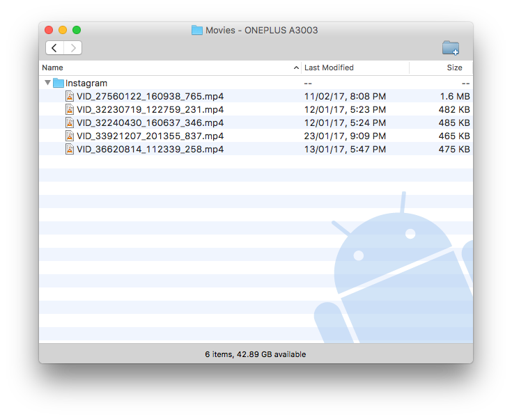 android file transfer