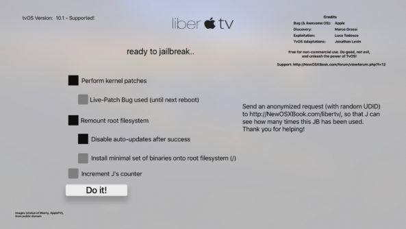jailbreak apple tv 4 tvos 10.0 - 10.1