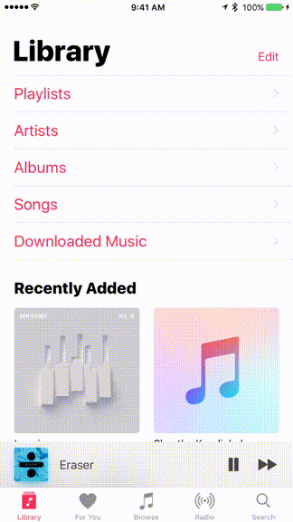 apple music downloaded songs