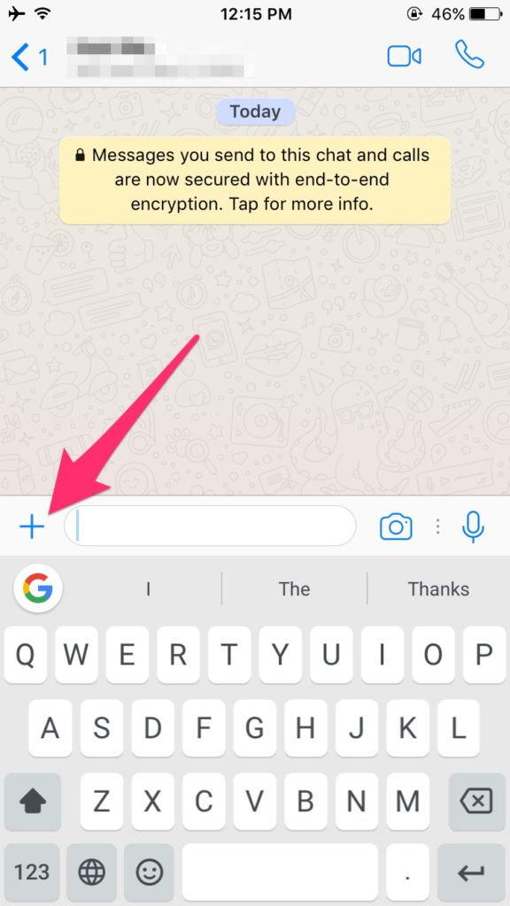 share location on whatsapp iphone