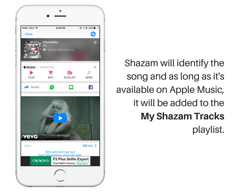 shazam automatically add songs 3