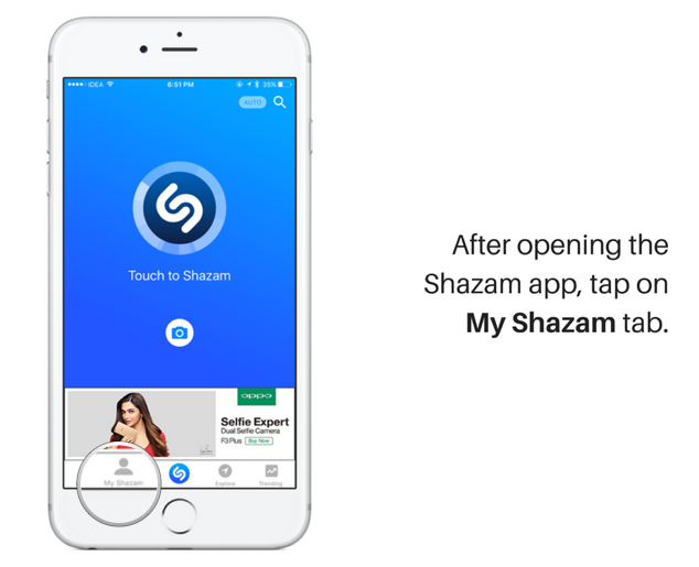 shazam automatically add songs 5