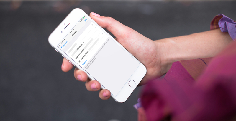 Block unwanted or spam text messages on iPhone.