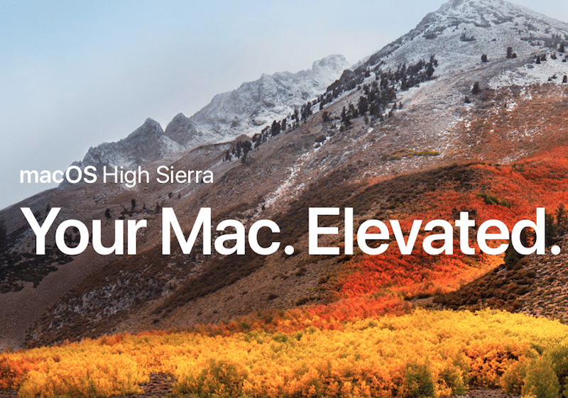 macOS High Sierra features
