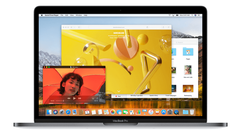 macOS High Sierra desktop view