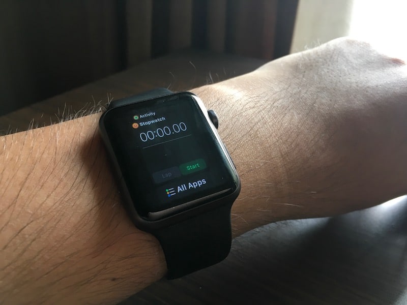 watchOS 4 Dock All Apps button
