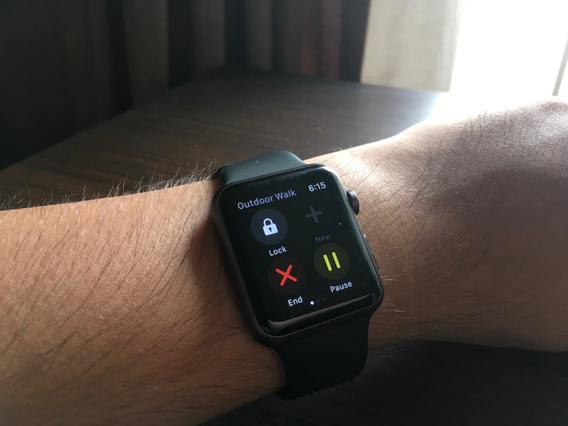 watchOS 4 Workout Options