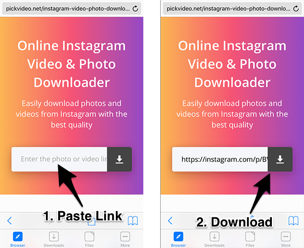 download instagram videos to iphone