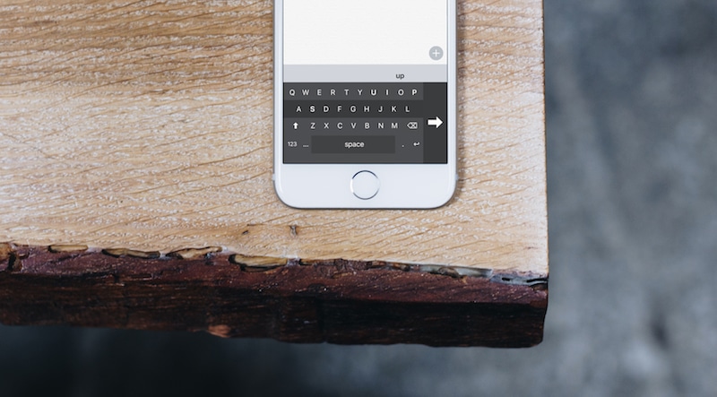 one handed keyboard iphone featured